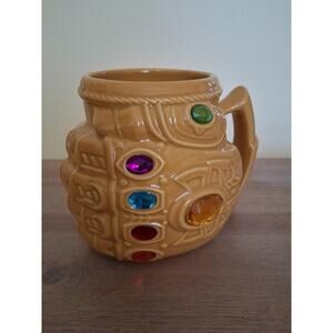 Disney Store Marvel Thanos Infinity Gauntlet Ceramic Coffee Cup Mug Avengers